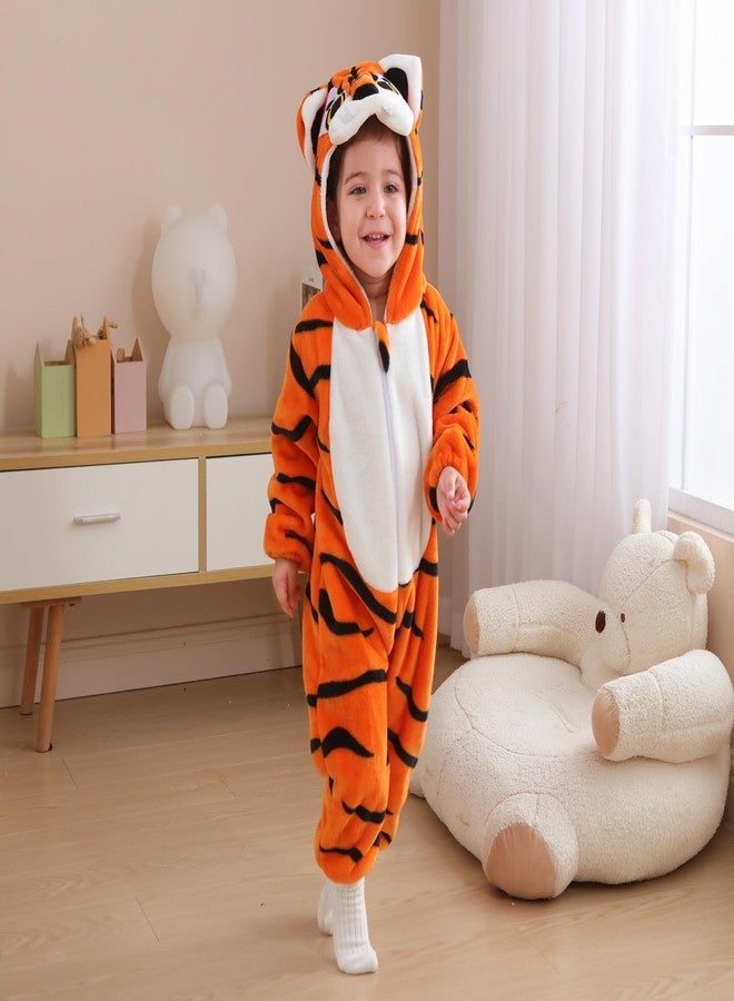CuteOn Toddler Halloween Costume Onesie Cosplay Romper Christmas Infants Baby Costume Tiger 6-12 Months - Image 2